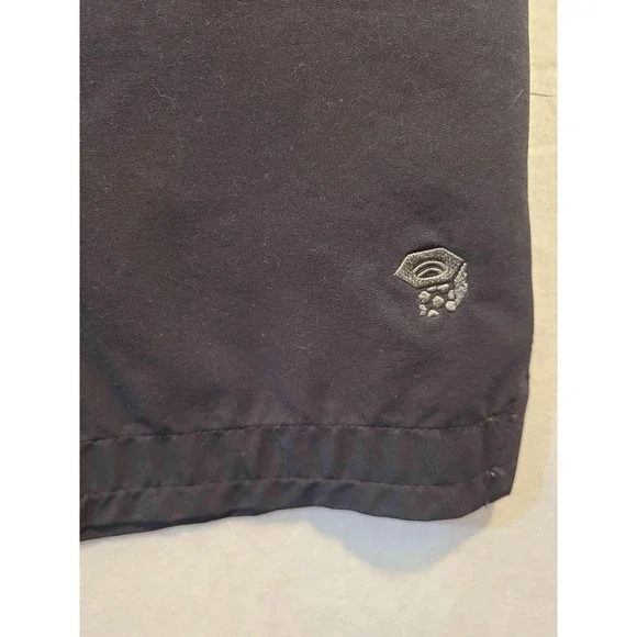 Mountain Hard Wear Womens Black Capri Climbing Pants Button Zipper Outdoor Sz 8 - Picture 7 of 13